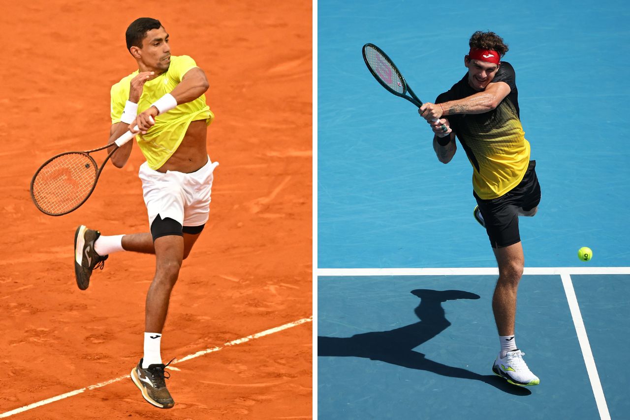 Recorte com tenistas Thiago Monteiro e Thiago Wild