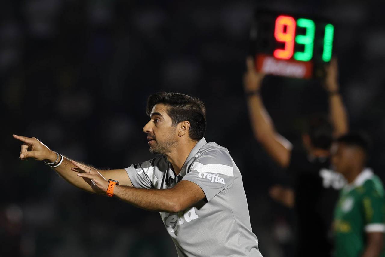 Abel Ferreira não respondeu sobre o suposto pré-contrato. Cesar Greco/Palmeiras