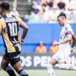 O Santos com o tropeço viu o Sport abrir três pontos de vantagem; Foto: Raul Baretta/ Santos FC.