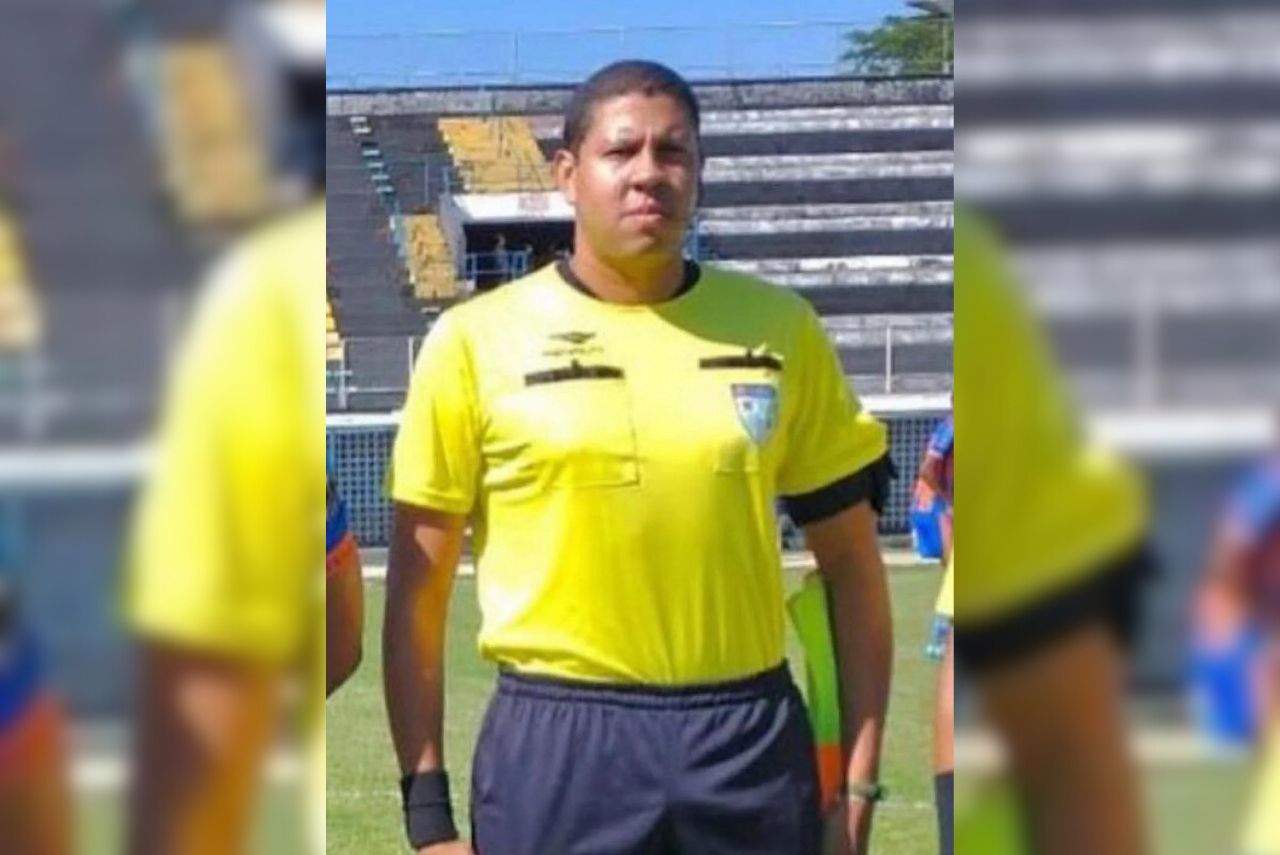 Árbitro Feliphe da Cunha morreu após mal súbito (Foto: Reprodução)
