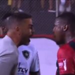 Artur Jorge e Dudu ficaram frente a frente. Foto: Reprodução/Sportv