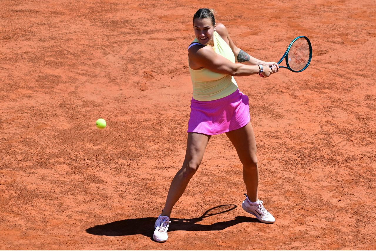 Sabalenka venceu Yastremska no WTA 1000 de Roma (Foto: Tiziana Fabi/AFP)