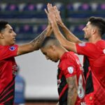 O Athletico está a uma vitória da classificação. Foto: FEDERICO PARRA/AFP