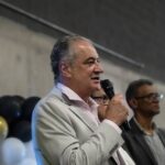 Sérgio Coelho, presidente do Atlético-MG, acredita que o Flamengo quer pressionar a arbitragem. Foto: Pedro Souza/Atlético