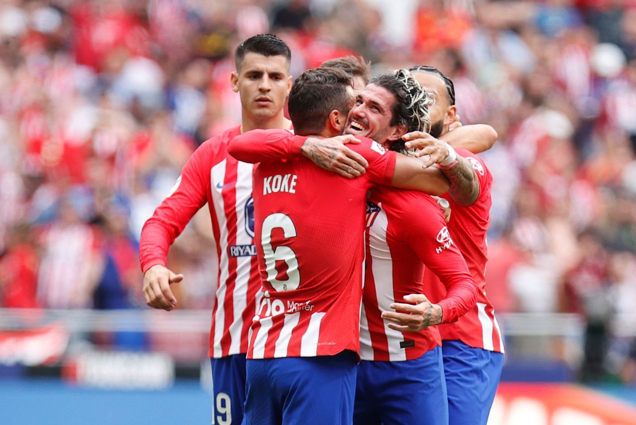 Atlético de Madrid venceu o Celta de Vigo pelo Campeonato Espanhol (Foto: Reprodução)