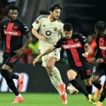 Bayer Leverkusen e Roma empataram pela Liga Europa (Foto: Ina Fassbender/AFP)