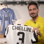 Hummels com a camisa de Giorgio Chiellini, ex-Juventus (Foto: Reprodução)