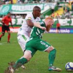 Chapecoense e América-MG balançaram as redes duas vezes cada um. Foto: Tiago Meneghini | ACF