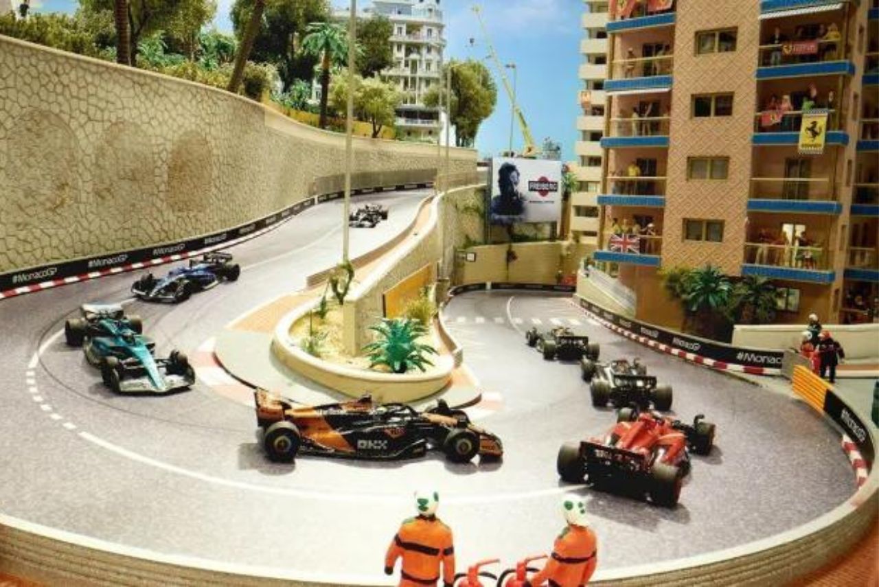 Miniatura do GP de Mônaco impressiona pelos detalhes (Foto: Reprodução)