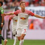 Dani Olmo, do RB Leipzig, está na mira do Barcelona (Foto: Odd Andersen/AFP)