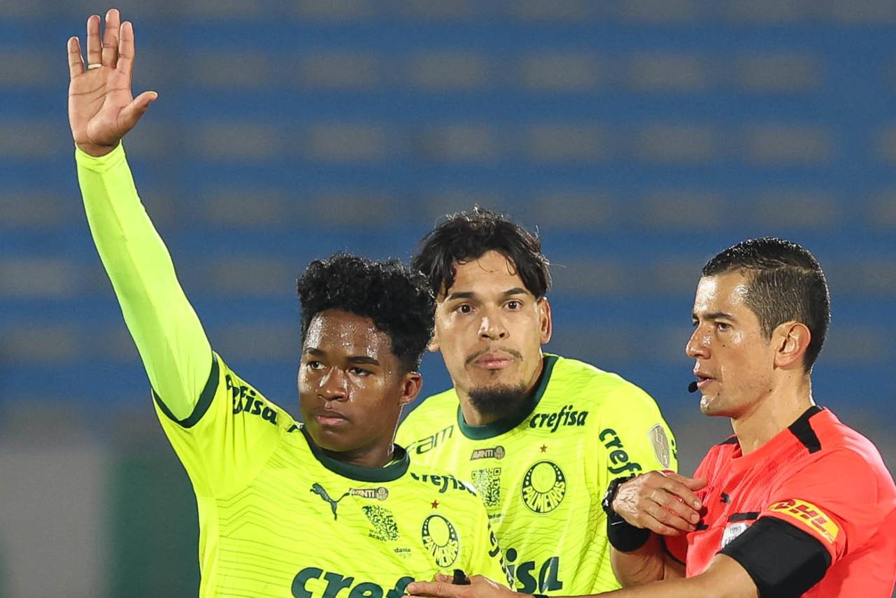 O último jogo de Endrick pelo Palmeiras será na Libertadores. Foto: Cesar Greco/Palmeiras