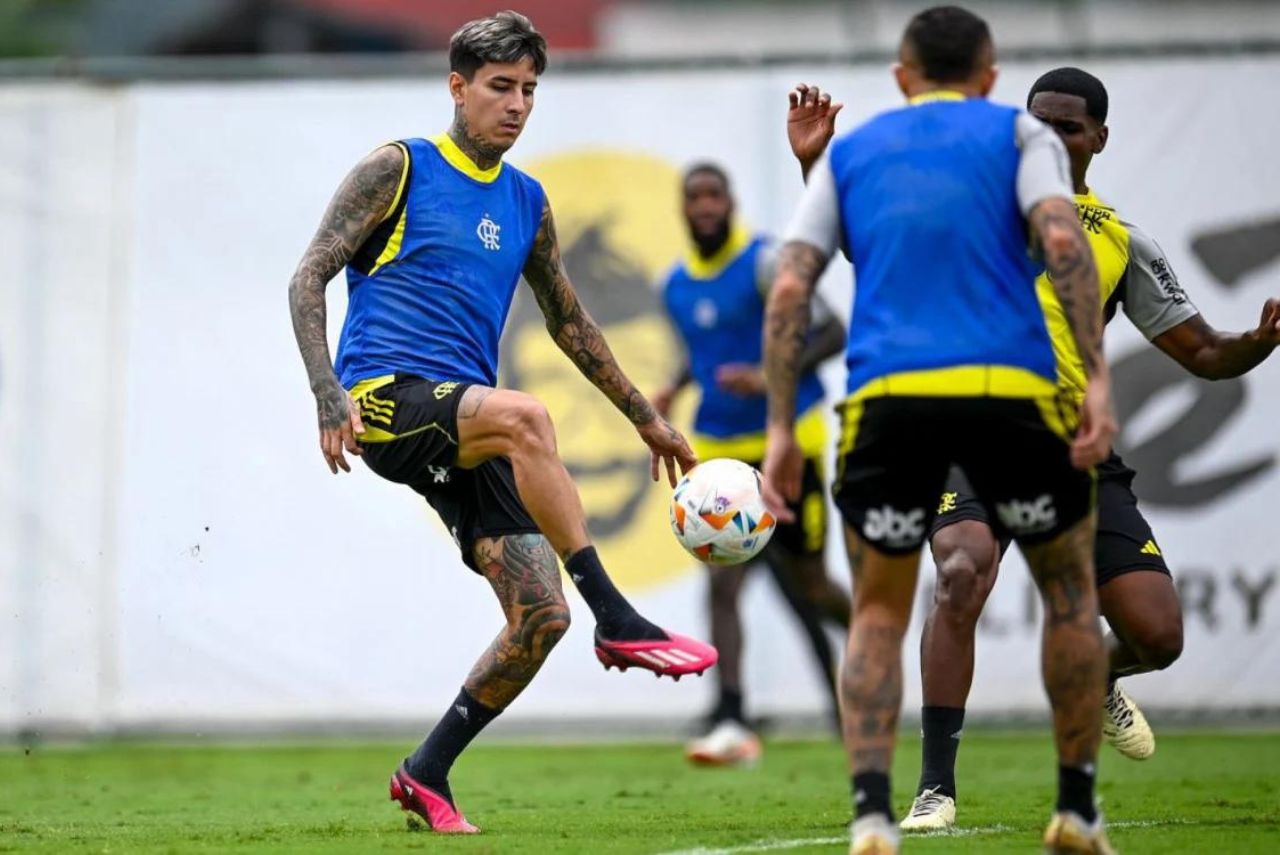 Erick Pulgar, volante do Flamengo (Foto: Marcelo Cortes/CRF)