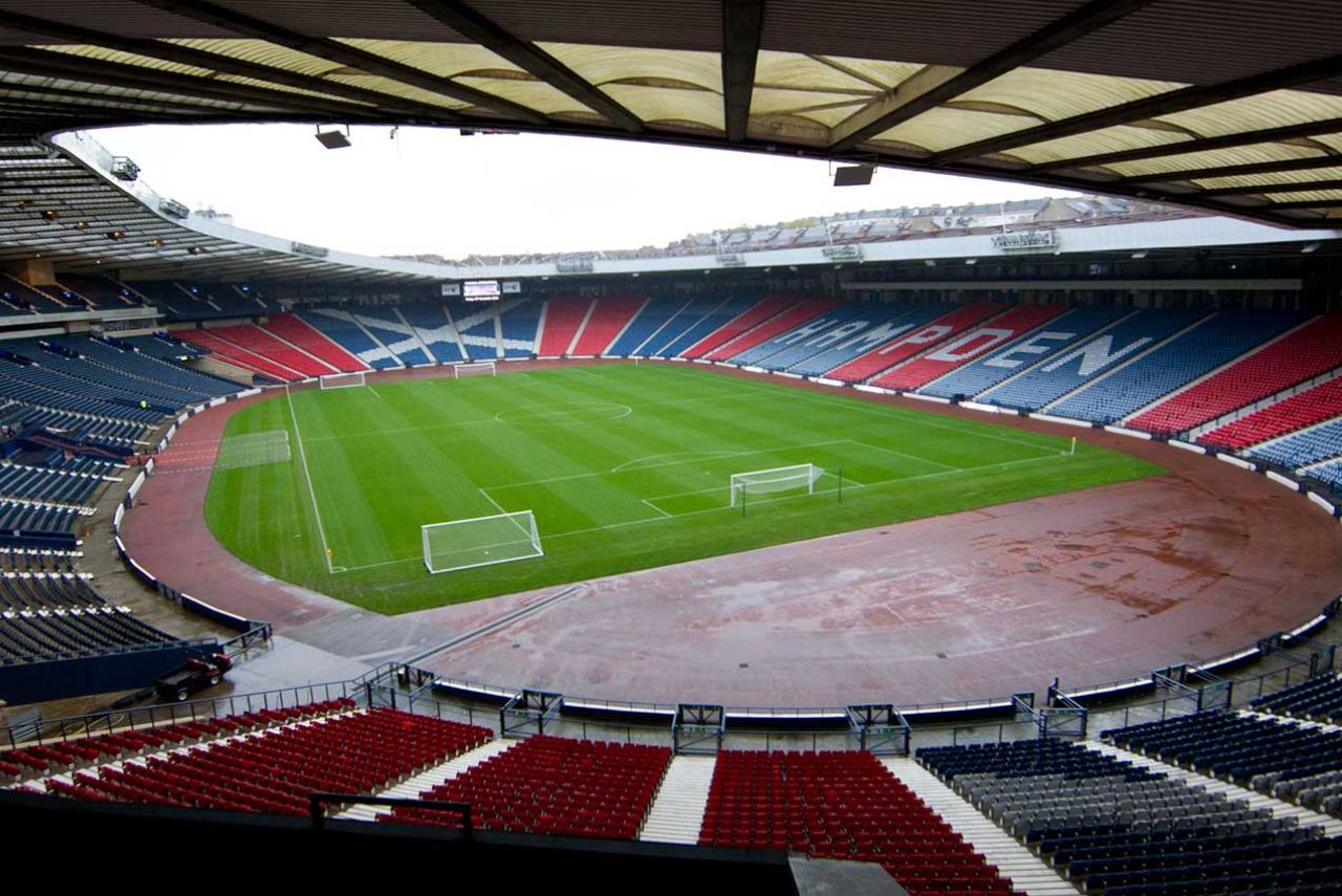 Partida da Euro Feminina vai acontecer no Hampden Park (Foto: Reprodução)