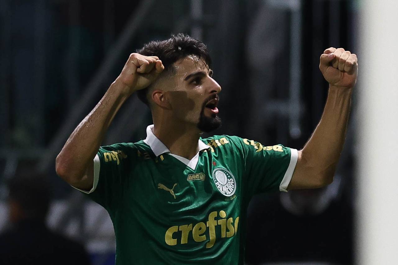 Flaco López é o artilheiro do time na temporada. Foto: Cesar Greco/Palmeiras