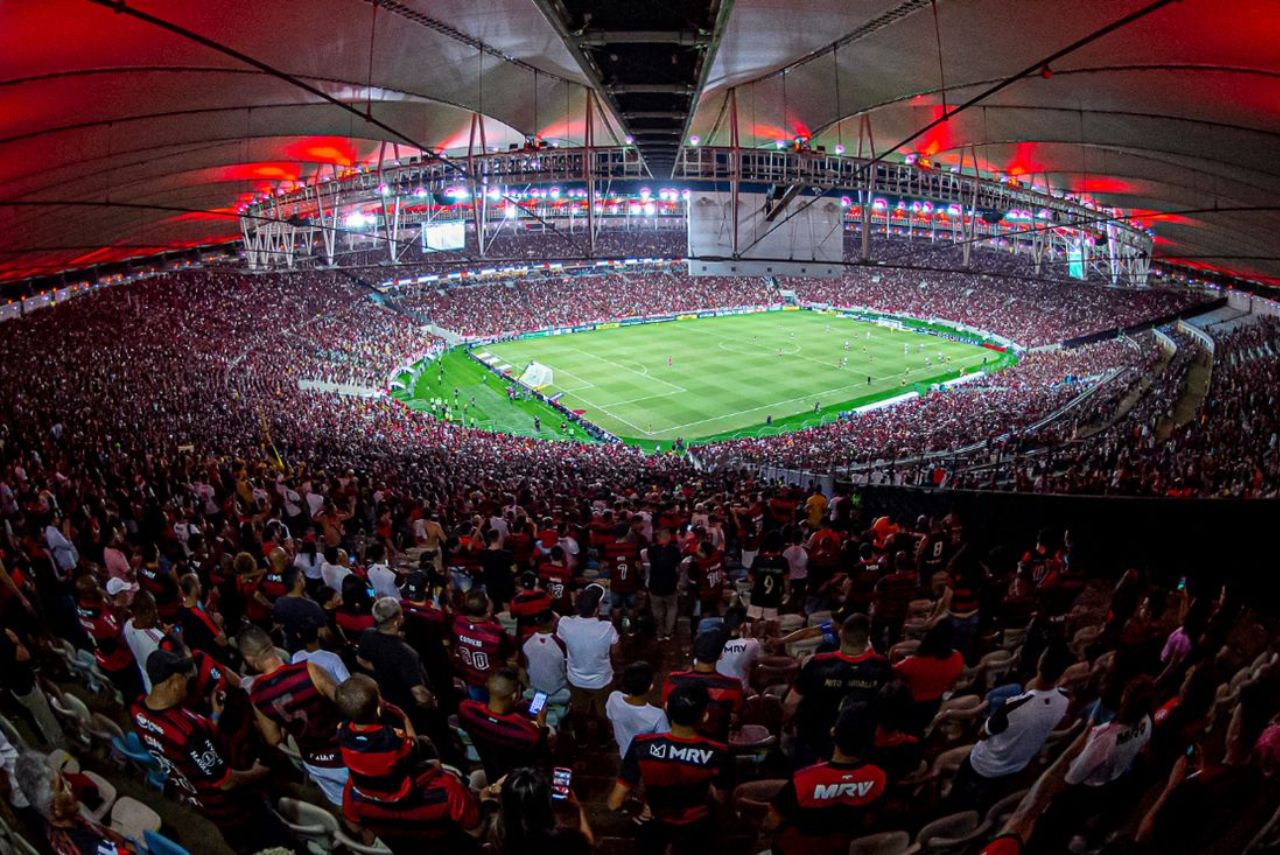 Torcida do Flamengo no Maracana (Foto: Paula Reis/CRF)