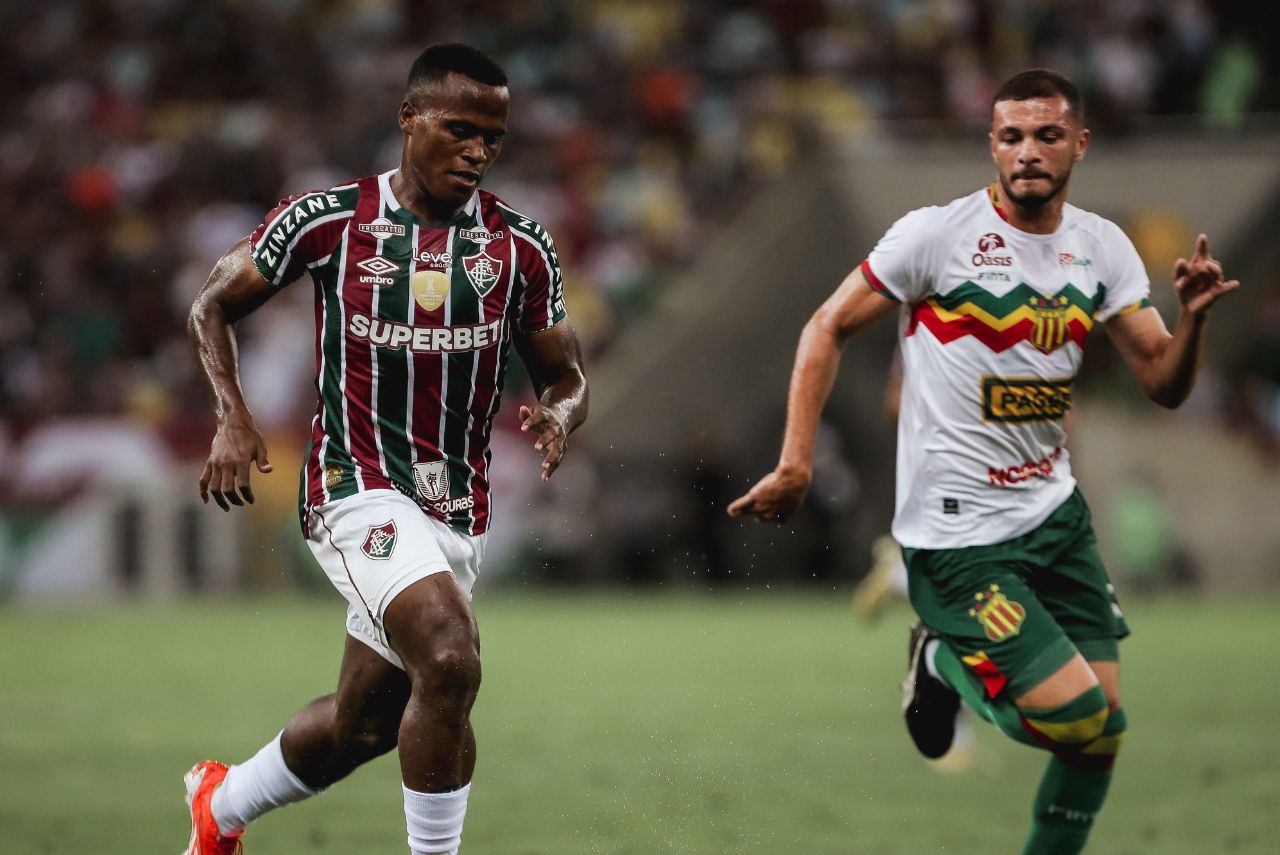 Fluminense venceu o Sampaio Corrêa pela Copa do Brasil (Foto: Lucas Merçon/FFC)