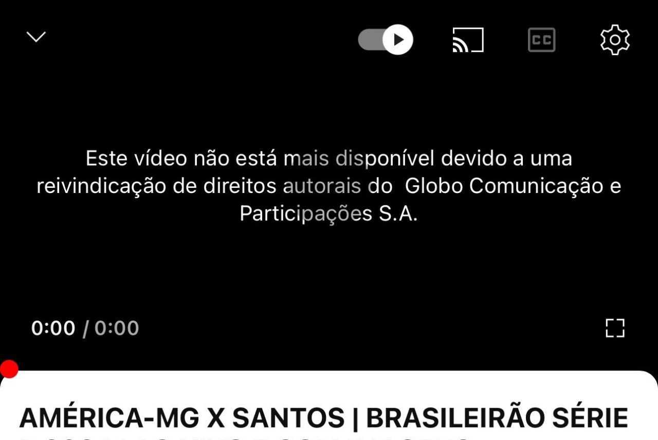 Canal GOAT saiu do ar após reivindicação da Globo (Foto: Reprodução)