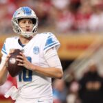 Novo contrato de Jared Goff vai até 2028. Foto: EZRA SHAWGETTY/ IMAGES NORTH AMERICA/Getty Images via AFP