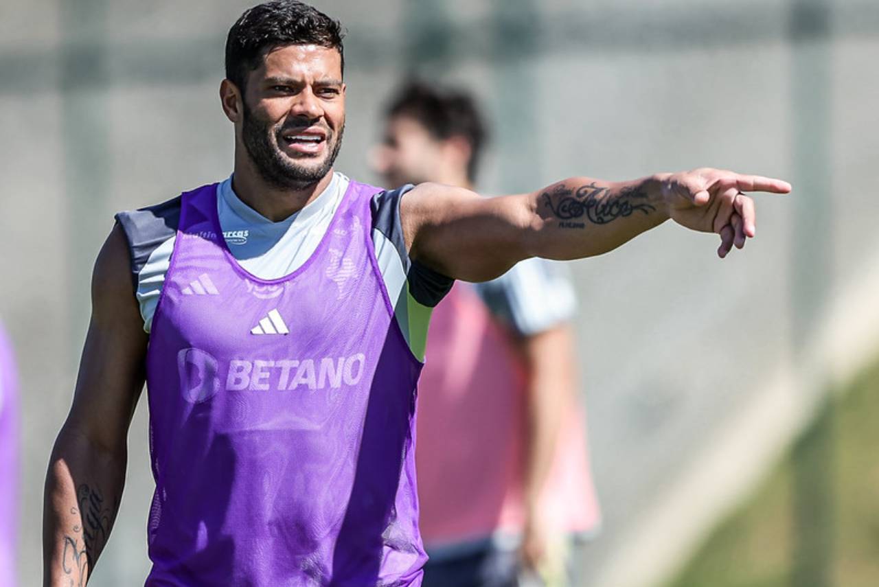 Hulk ficou de fora do último jogo por questões particulares. Foto: Pedro Souza/Atlético