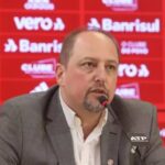 Alessandro Barcellos, presidente do Internacional, agradeceu aos clubes que cederam estrutura. Foto: Ricardo Duarte/Internacional