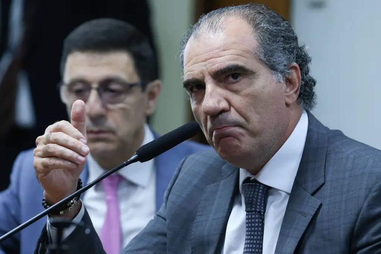 O presidente do STJD foi ouvido na CPI nesta quarta-feira (22). Foto: Lula Marques/ Agência Senado