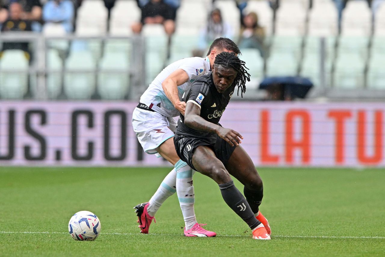 Juventus empatou com a Salernitana pelo Campeonato Italiano (Foto: Reprodução)