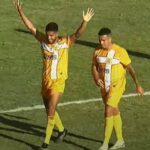 Kaio Nunez foi o autor dos dois gol da vitória do Brasiliense. Foto: Reprodução/TV Brasiliense