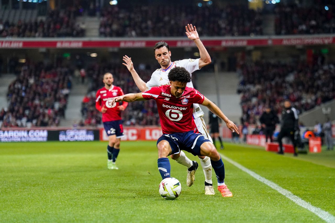 Lyon venceu o Lille pelo Campeonato Francês (Foto: Reprodução)