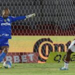 Marcelo Lomba foi titular no empate do Palmeiras. Foto: Cesar Greco/Palmeiras