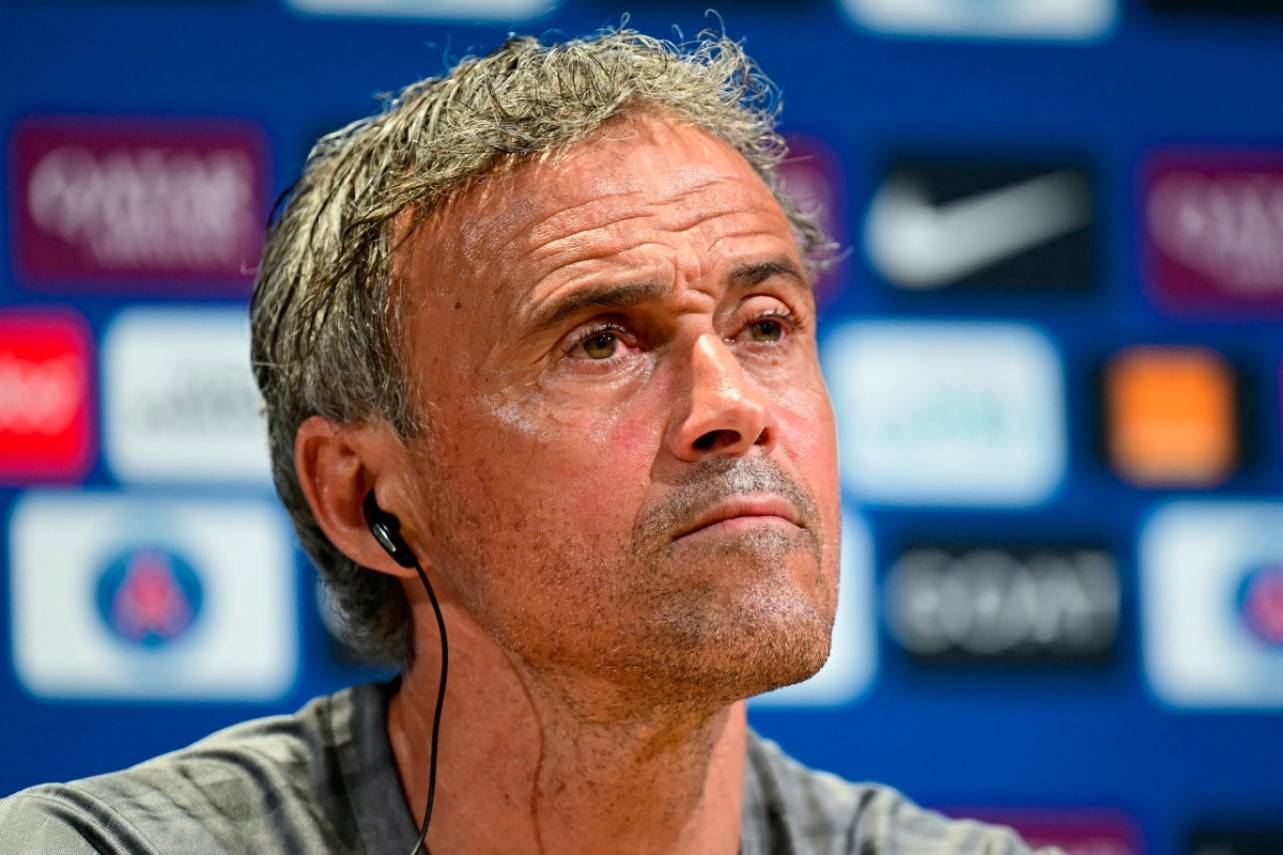 Luis Enrique disse que o time vai trabalhar para ser melhor na próxima temporada. Foto: MIGUEL MEDINA/AFP