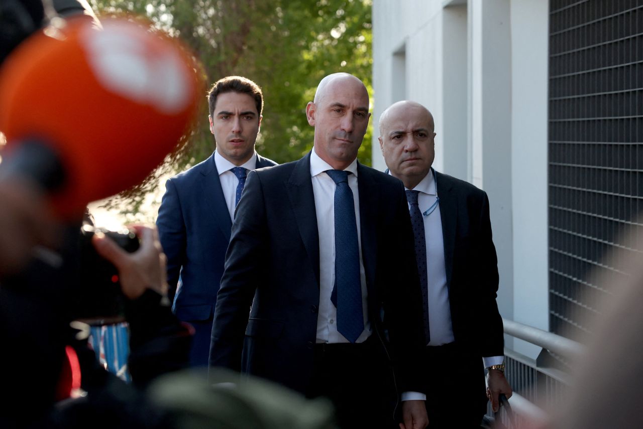 Luis Rubiales, ex-presidente da Federação Espanhola de Futebol (Foto: Pierre-Philippe Marcou/AFP)