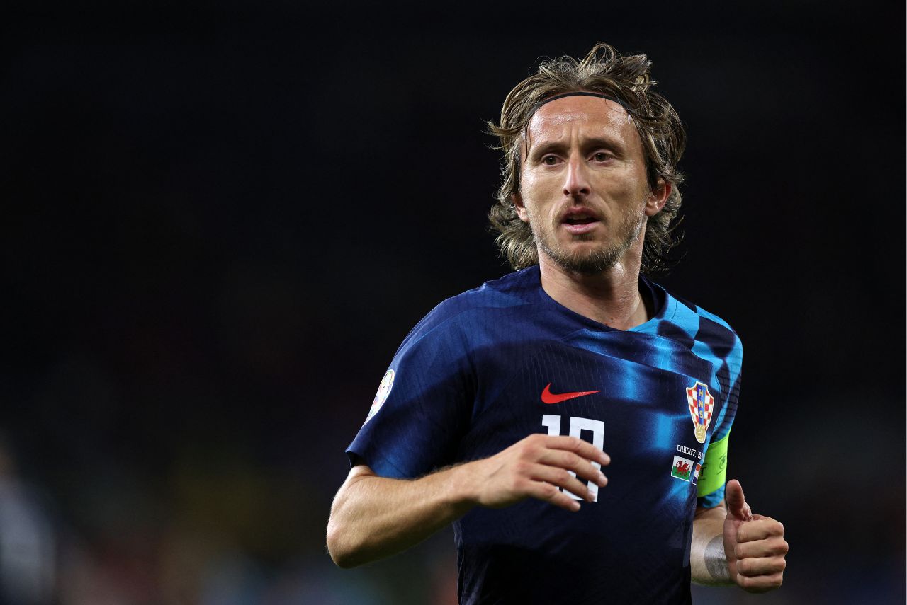Modric está entre os convocados da Croácia para a Euro 2024 (Foto: Adrian Dennis/AFP)