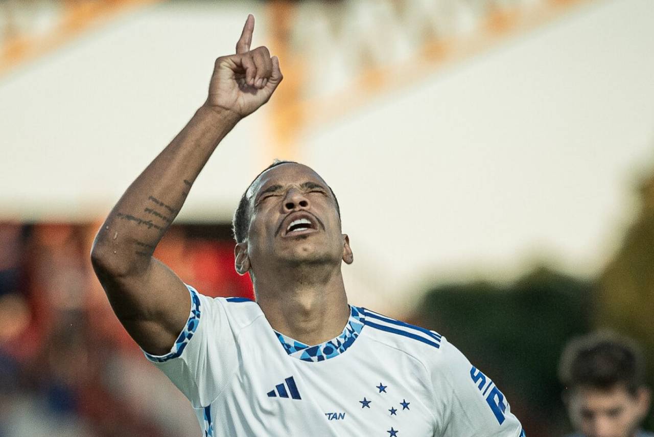 Matheus Pereira foi autor do gol do Cruzeiro no jogo. Foto: Staff Images/Cruzeiro