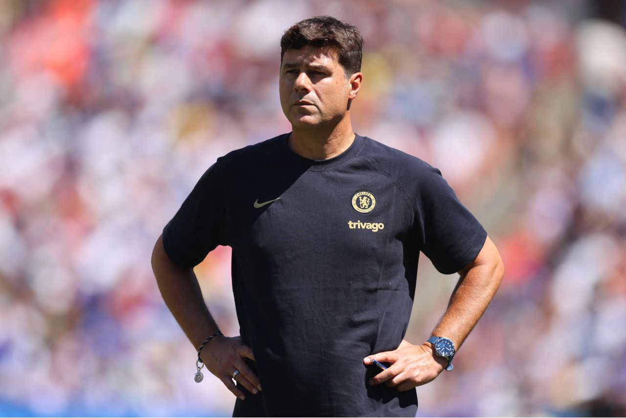 Mauricio Pochettino, treinador do Chelsea (Foto: Mike Stobe/Getty Images via AFP)