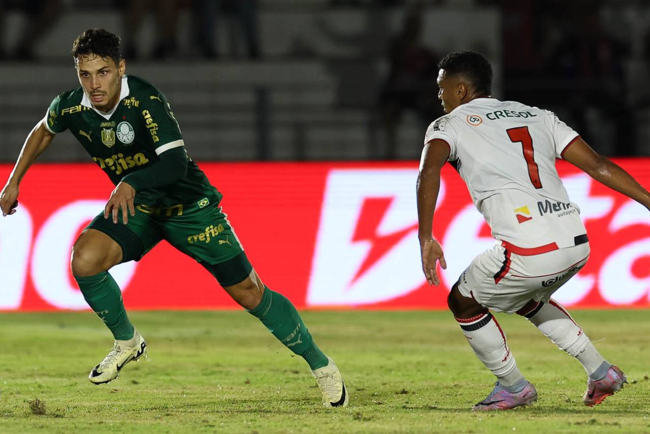 O Palmeiras venceu o jogo de ida e se classificou com um empate. Foto: Cesar Greco/Palmeiras