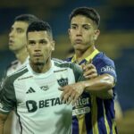 Paulinho marcou o gol da vitória do Atlético-MG. Foto: Pedro Souza/Atlético