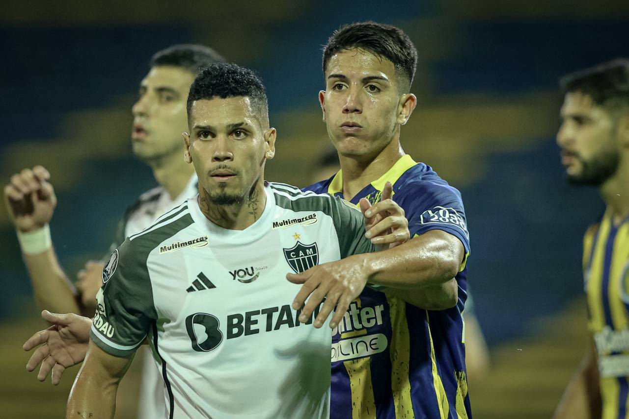 Paulinho marcou o gol da vitória do Atlético-MG. Foto: Pedro Souza/Atlético