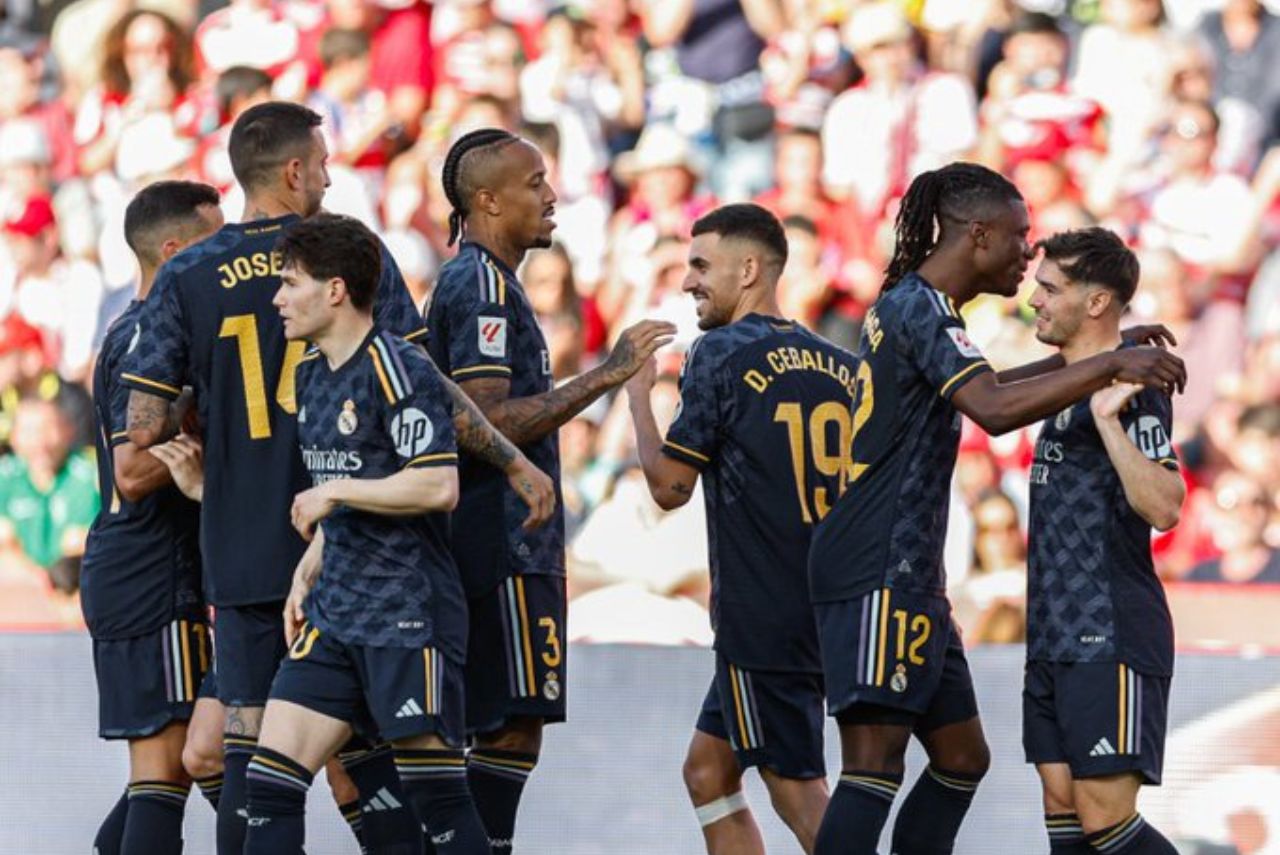 Real Madrid venceu o Granada pelo Campeonato Espanhol (Foto: Reprodução)