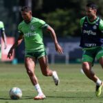 Rony durante treino do Palmeiras na Academia de Futebol. Foto: Cesar Greco/Palmeiras