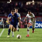 O São Paulo terminou a 1ªfase como líder do grupo. Foto: Reprodução/X