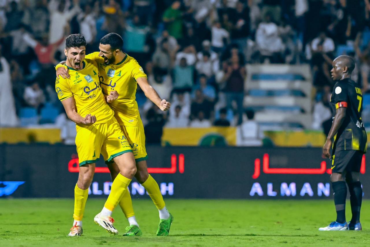 Al-Ittihad e Al-Khaleej empataram em 1x1. Foto: Reprodução/X