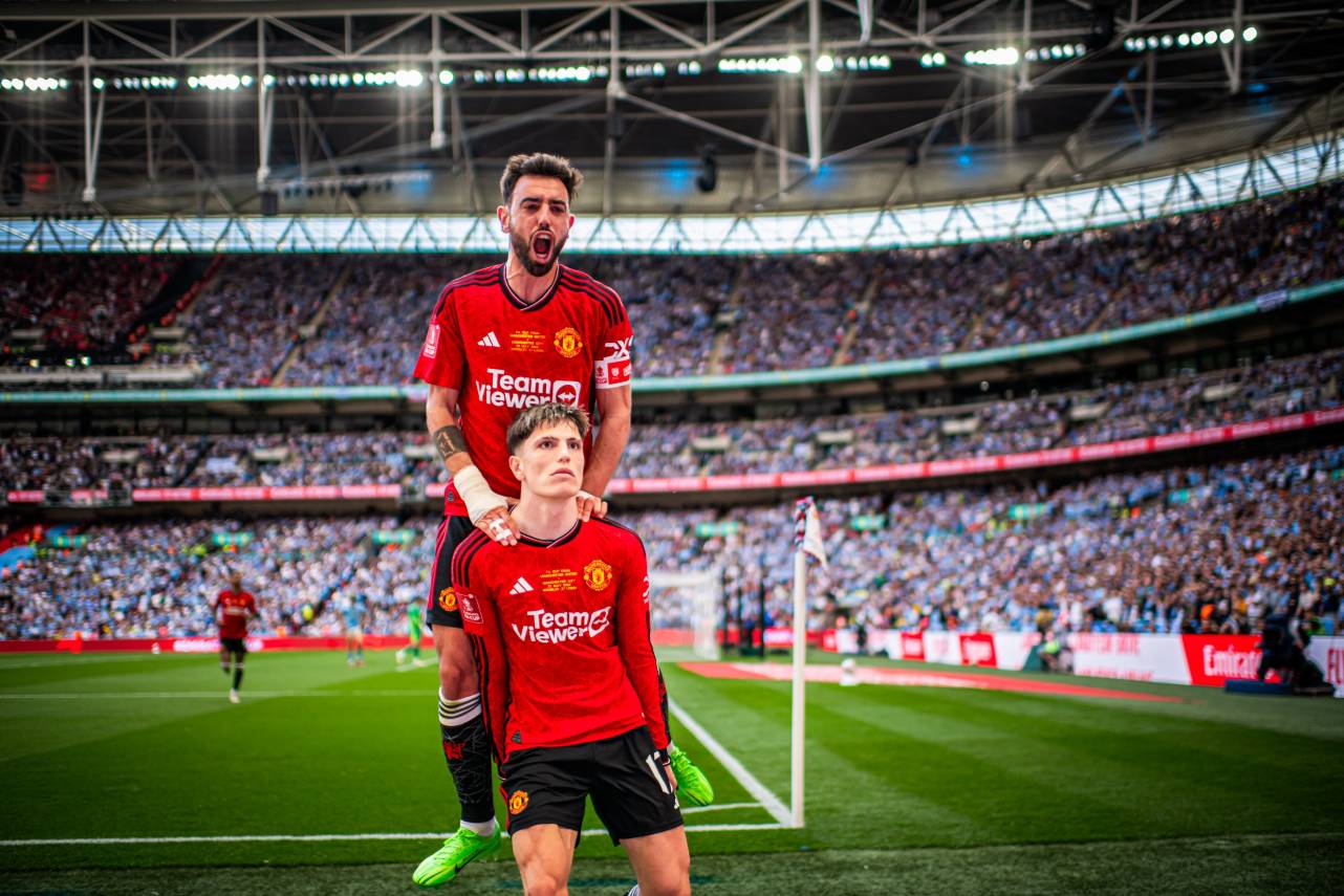 O Manchester United "se vingou" da derrota na temporada passada. Foto: Reprodução/Twitter