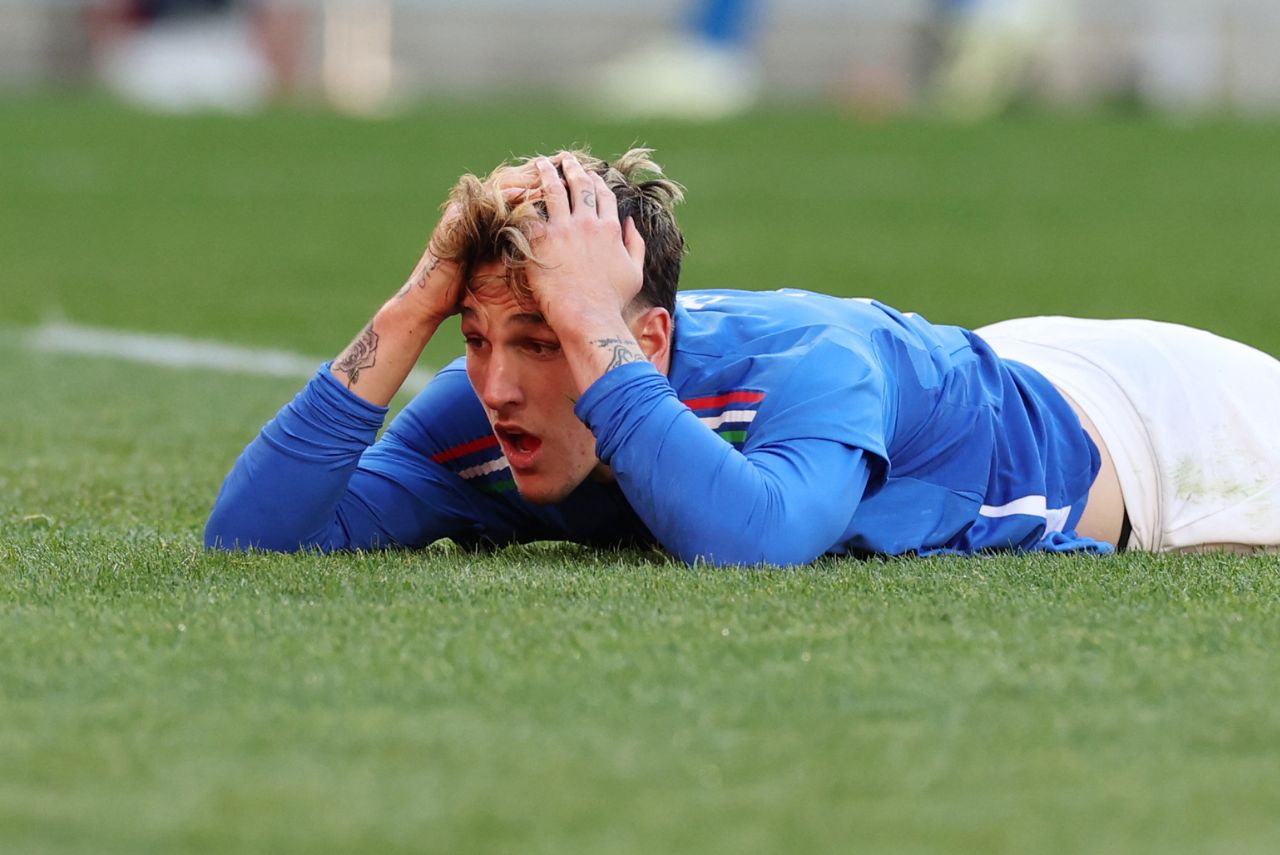 Zaniolo vai desfalcar a Seleção Italiana (Foto: Charly Triballeau/AFP)