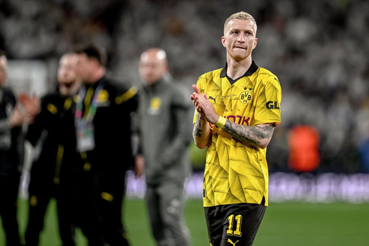 Reus durante seu último jogo pelo Borussia