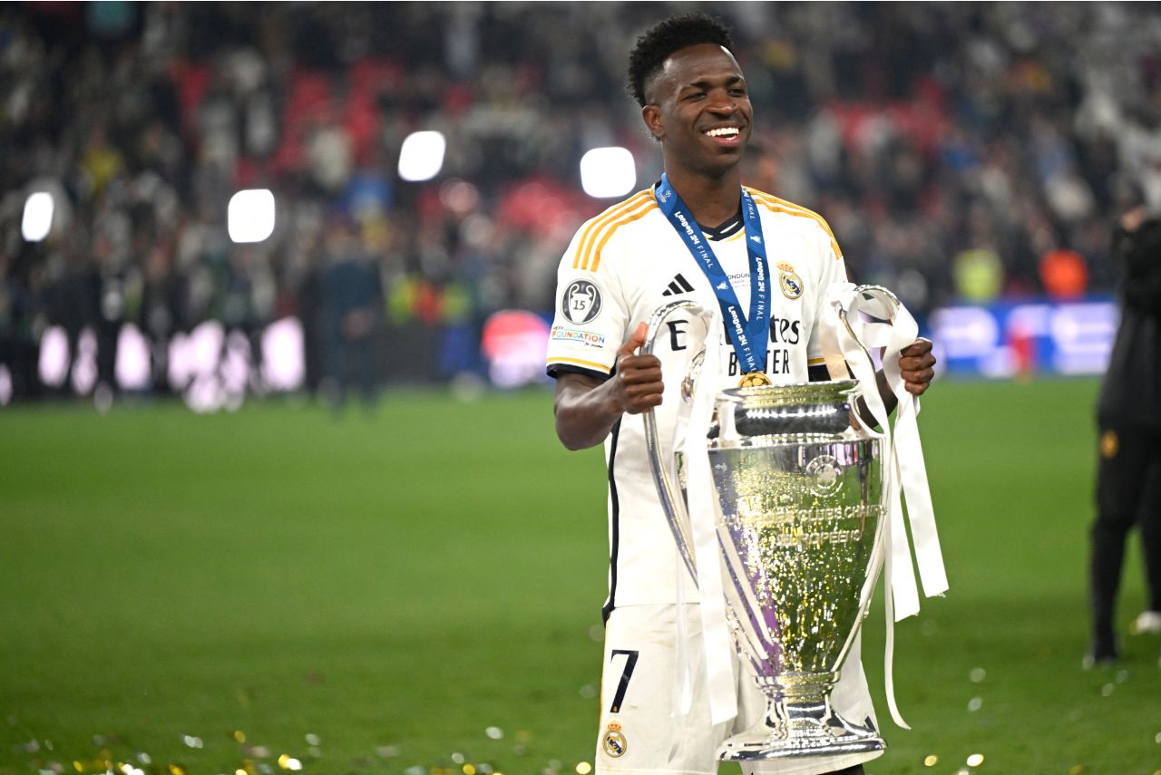 Vinícius Júnior venceu a Champions pela segunda vez