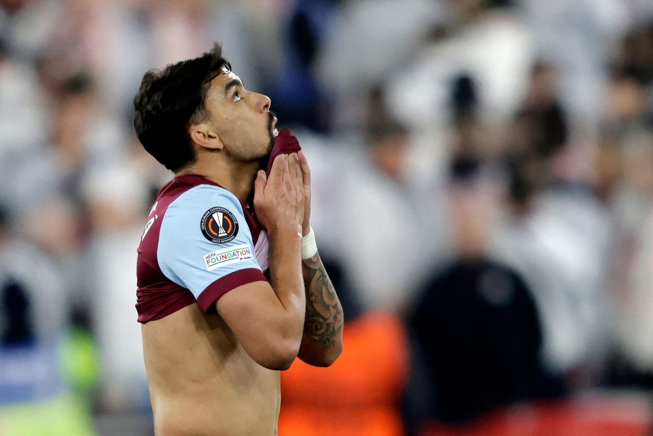 Lucas Paquetá durante partida do West Ham