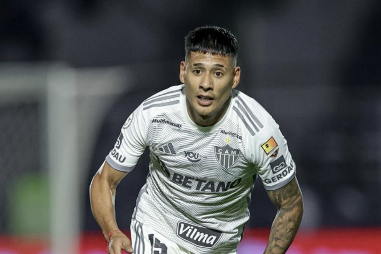 Zaracho em campo pelo Atlético-MG