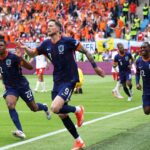 Weghorst comemora gol da vitória da Holanda