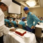 Martinelli durante comemoração com a Seleção