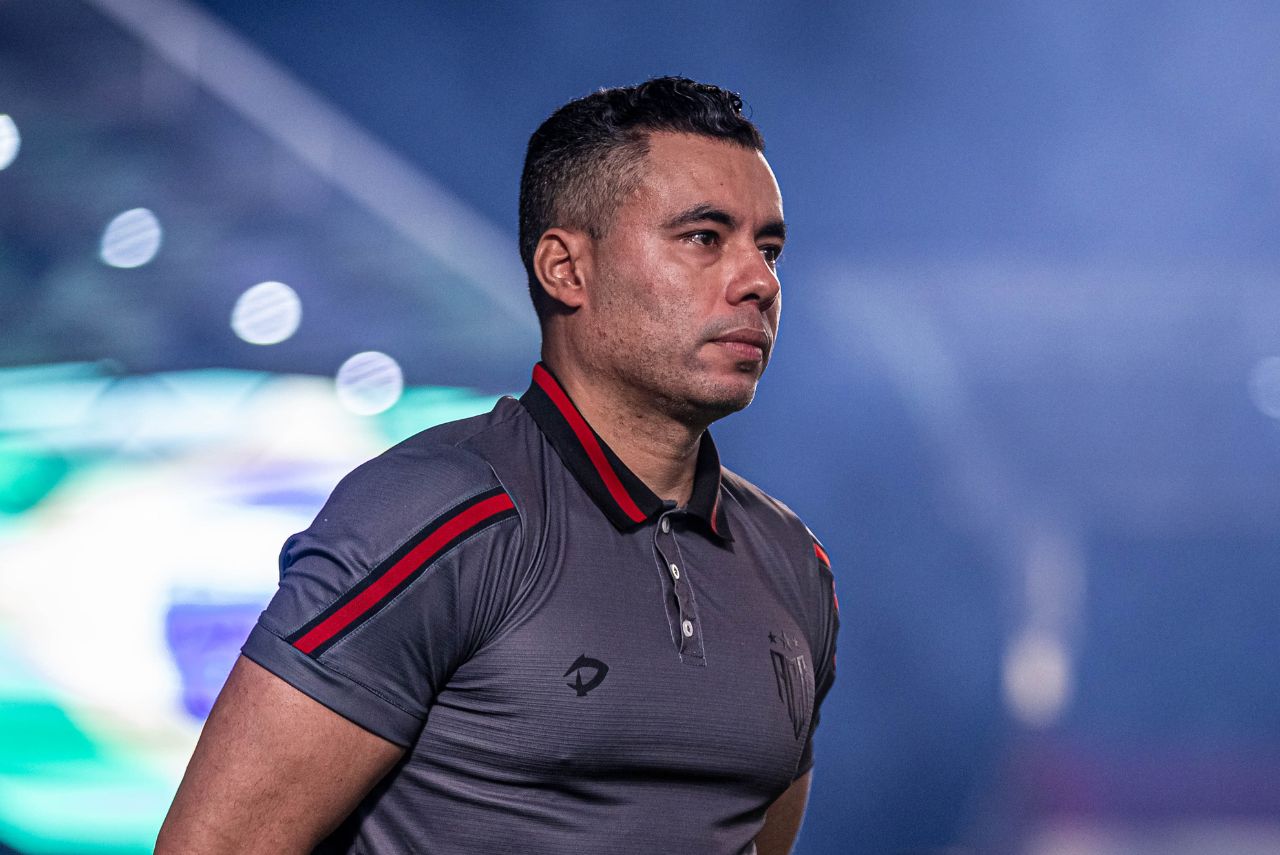 Jair Ventura em seu último jogo pelo Atlético-GO